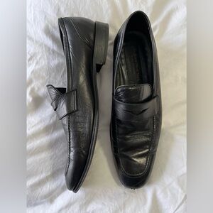 To Boot Black Leather Loafers